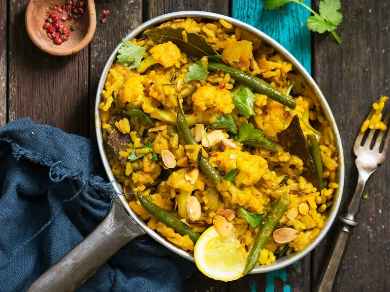 Biryani mit Blumenkohl