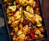 Hähnchen-Jalfrezi aus dem Ofen