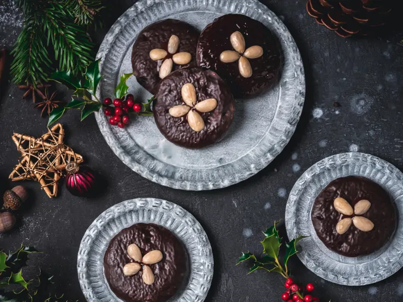 Lebkuchen mit Schokoladenguss