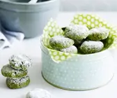 Knusprige Matcha-Kekse