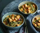 Schwarzkohl-Curry mit Tofu
