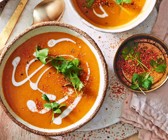 Japanische Kürbissuppe