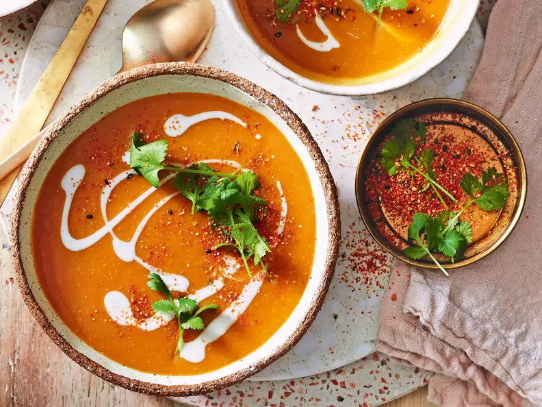 Japanische Kürbissuppe