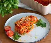 Zucchini-Linsen-Lasagne