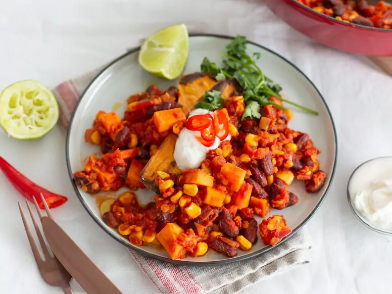 Süßkartoffel-Chili
