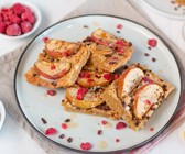 Blondies mit Äpfeln