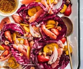 Radicchiosalat mit Möhren und Nüssen