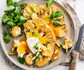Blumenkohlsteaks mit Kurkuma-Dip