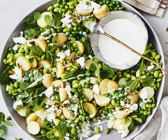 Kartoffelsalat mit Minze