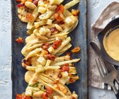 Gegrillter Fenchel mit Aprikosen und Scamorza