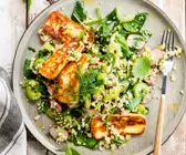 Tabouleh mit Halloumi