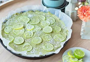 Avocado-Limetten-Tarte