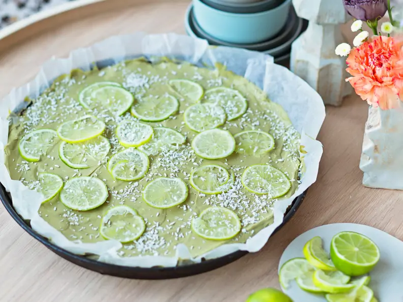 Avocado-Limetten-Tarte