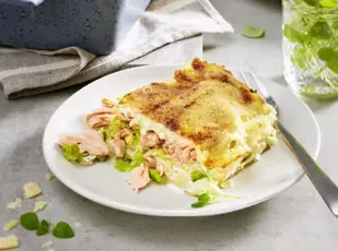 Wirsing-Lachs-Lasagne