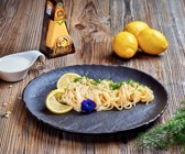 Spaghetti mit Zitronencremesauce und DŽIUGAS® Delicate