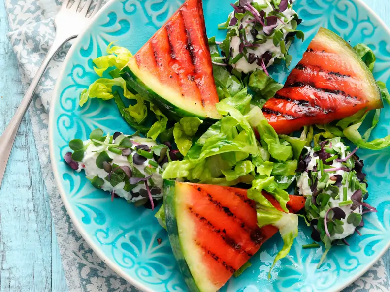 Wassermelone vom Grill