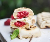 Himbeer-Ricotta-Päckchen