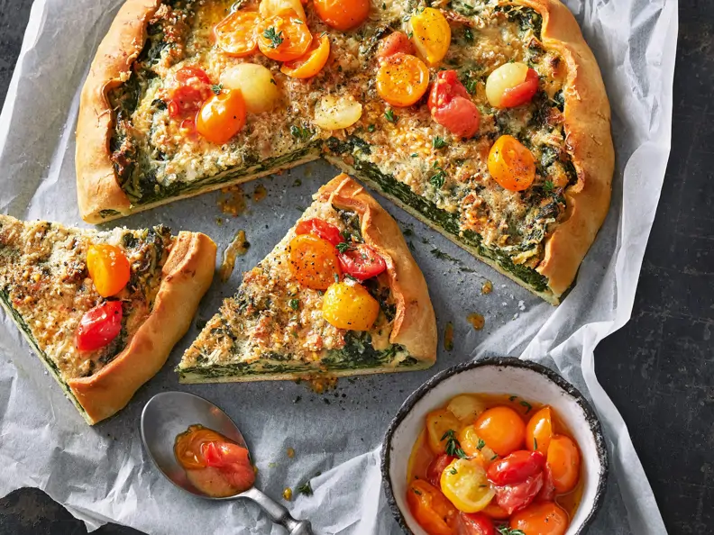 Spinat-Ricotta-Quiche