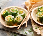 Sushi-Rolls mit Graved Lachs