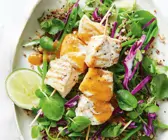 Gegrillte Fischspieße mit Quinoasalat