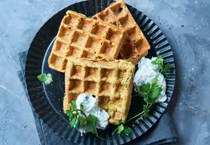 Falafel-Waffeln