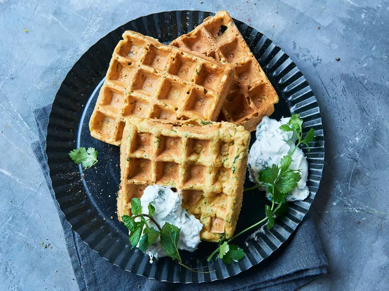 Falafel-Waffeln