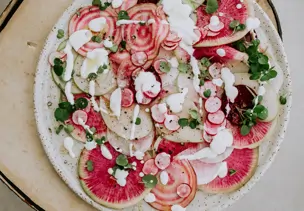 Veganes Carpaccio