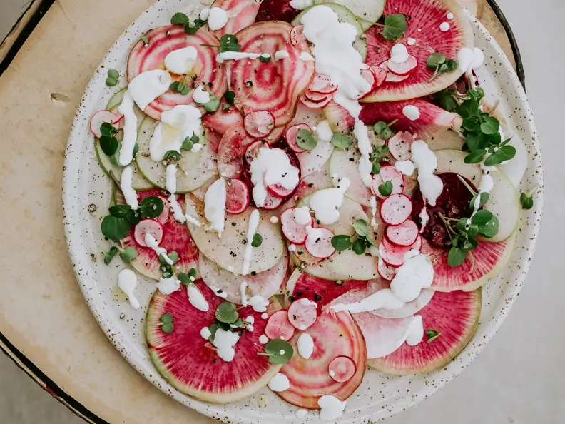 Veganes Carpaccio