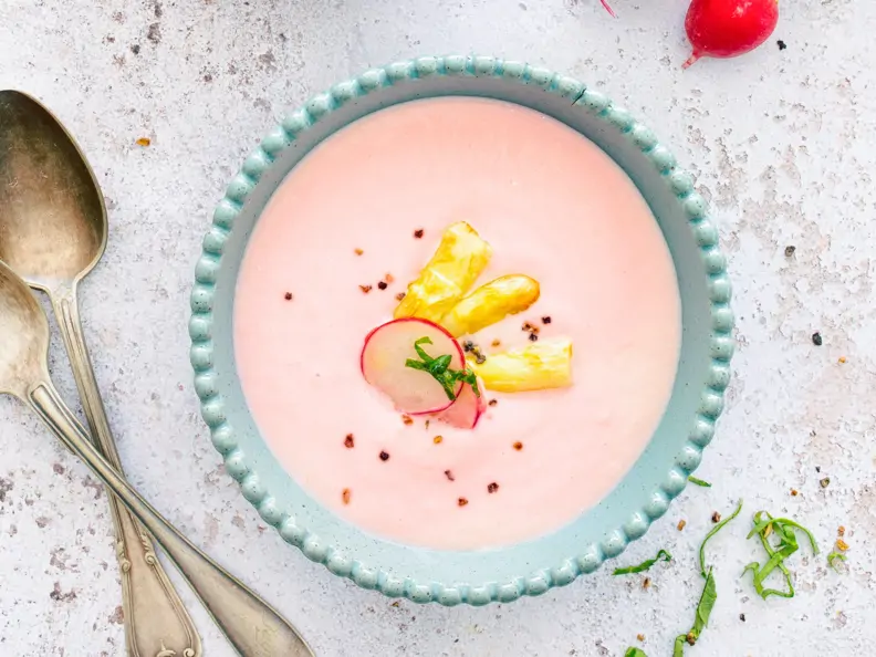Kalte Radieschensuppe