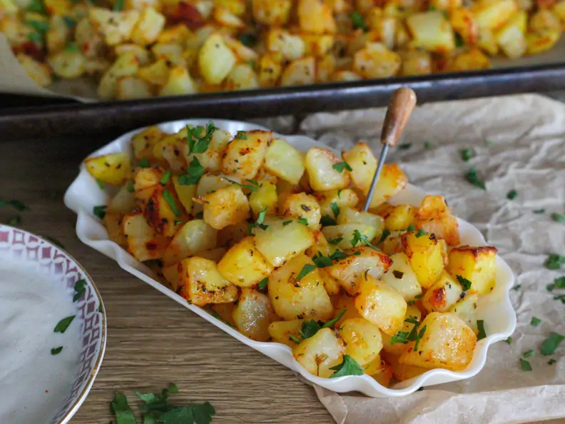 Shake and bake Potatoes