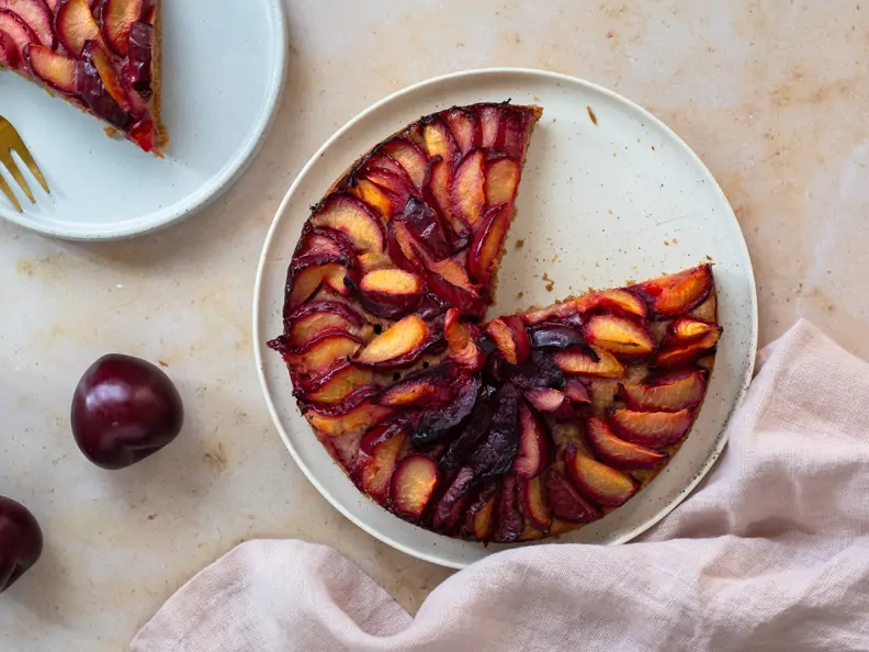 Veganer Pflaumenkuchen