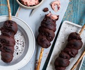 Stockbrot mit Schokolade