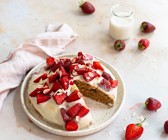Veganer Erdbeerkuchen
