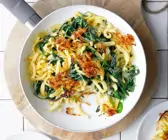 Babyspinat-Spätzle-Pfanne