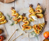 Blätterteig-Lachs-Tannenbäume mit Meerrettich