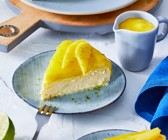 Low-Carb-Käsekuchen mit Mango