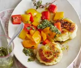 Kartoffelküchlein aus gekochten Kartoffeln