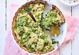 Spinat-Zucchini-Quiche