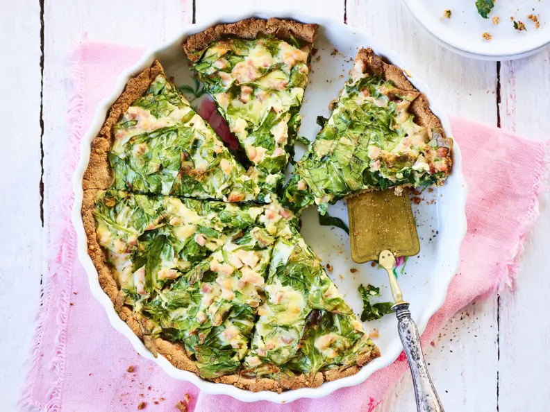 Spinat-Zucchini-Quiche