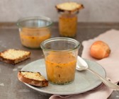 Zwiebelsuppe im Glas