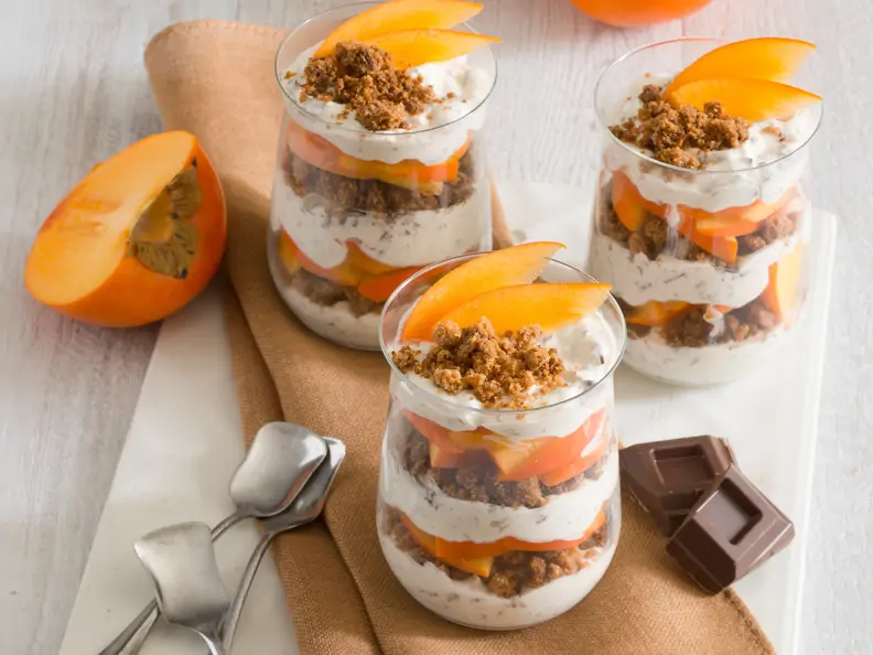Kaki-Skyr-Trifle