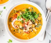 Erdnuss-Süßkartoffel-Suppe
