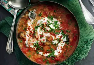 Würzige Linsensuppe