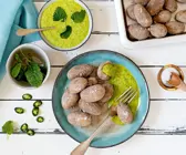 Papas arrugadas mit Mojo verde