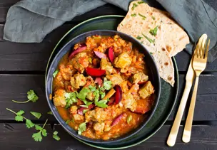 Lamm-Curry mit Pflaumen