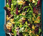 Linsen-Bohnen-Salat mit Roter Bete