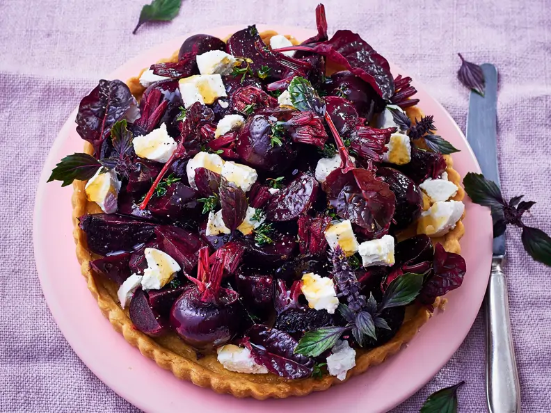 Rote-Bete-Quiche