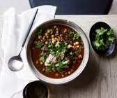 Kichererbsensuppe mit Lamm