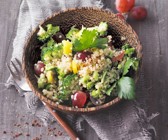 Buchweizen-Brokkoli-Salat mit Trauben