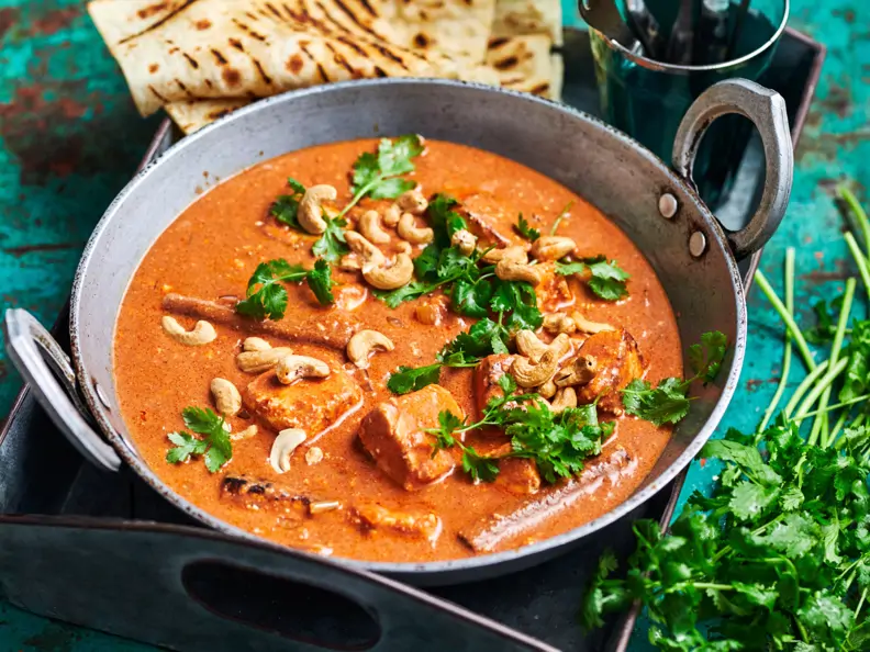 Hähnchen-Curry mit Cashews